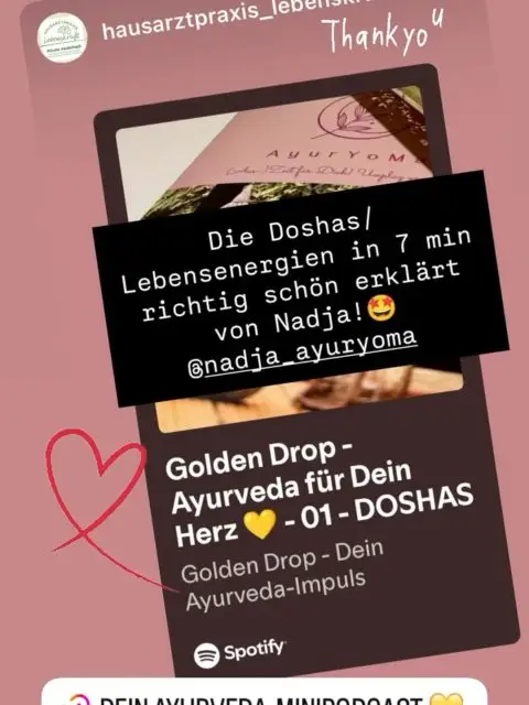 Bild eine Podcastbewertung von Instagram
